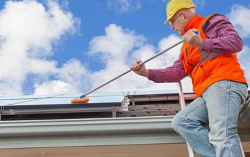 Camrose soft wash roof cleaning